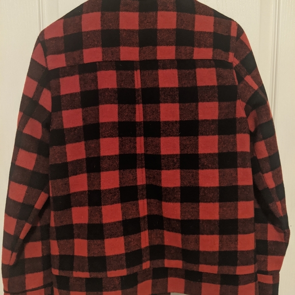 Twik Buffalo Plaid Biker Jacket SM - Picture 6 of 9